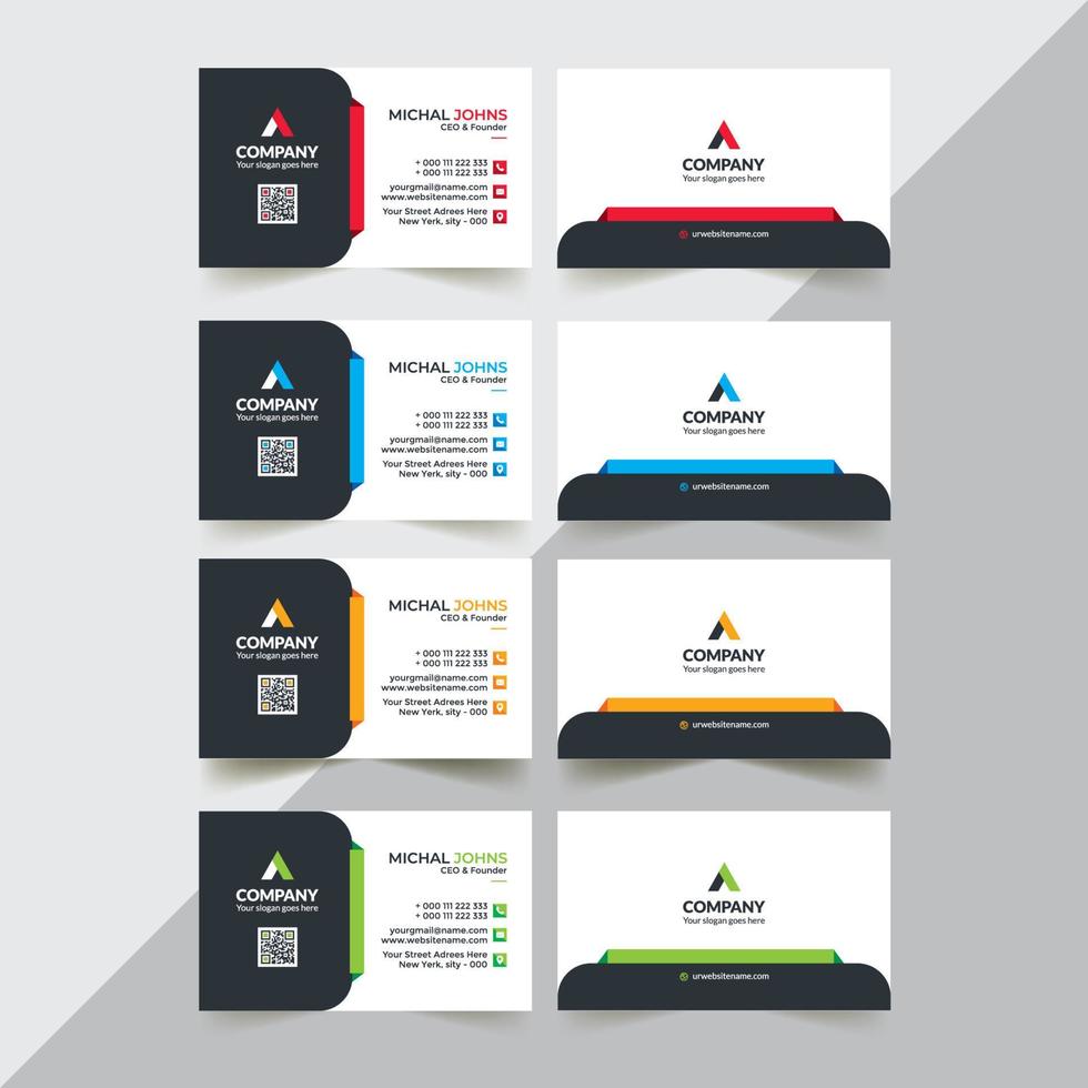 Business Card Template vector