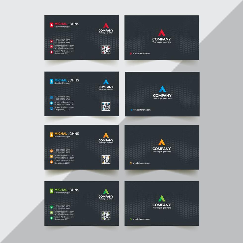 Business Card Template vector