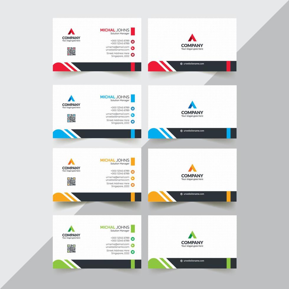 Business Card Template vector