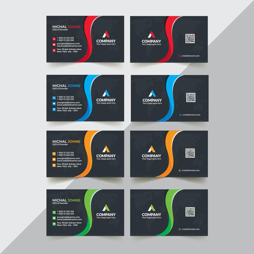 Business Card Template vector