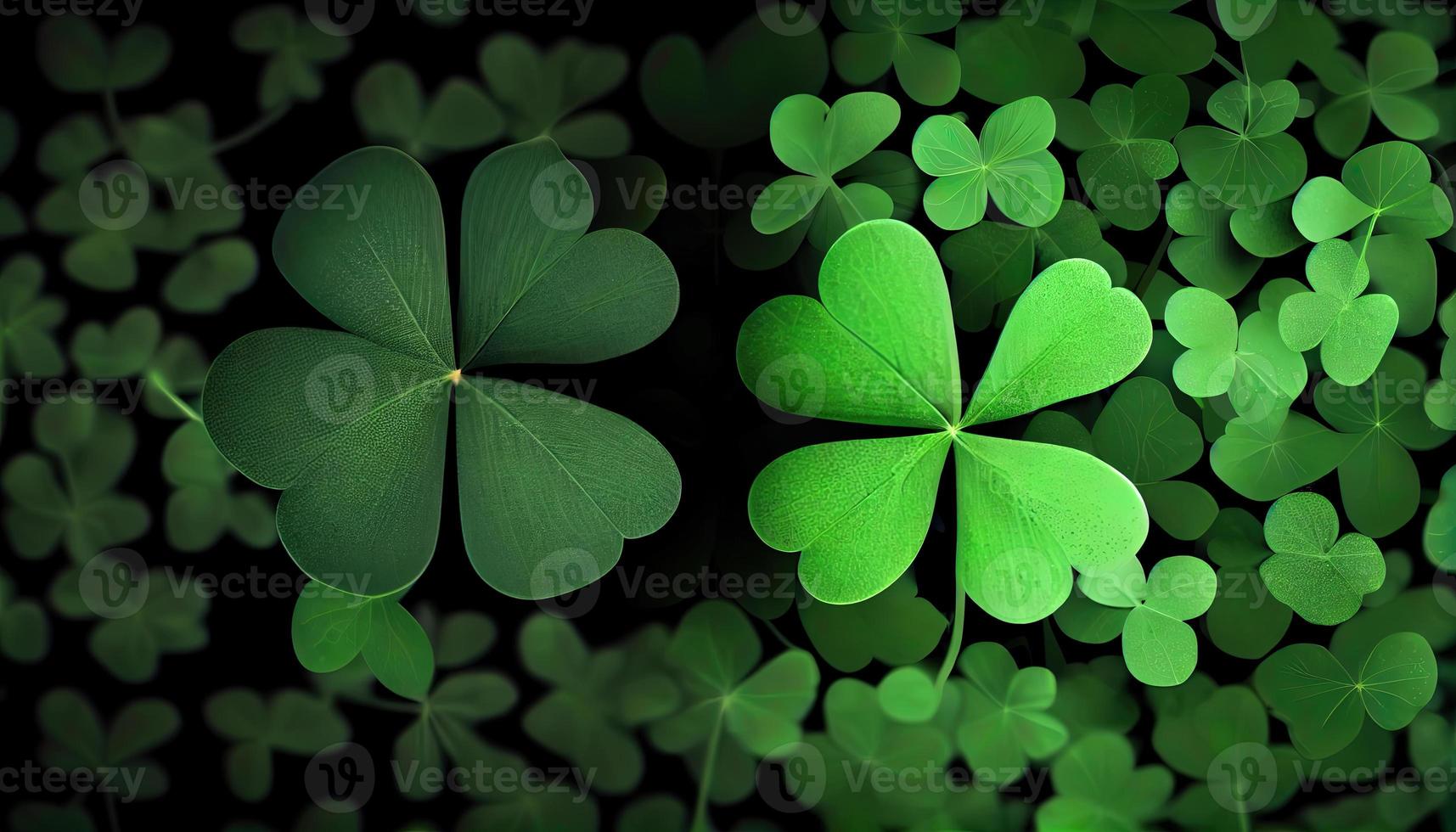 Background for St. Patrick Day. Ai render. photo