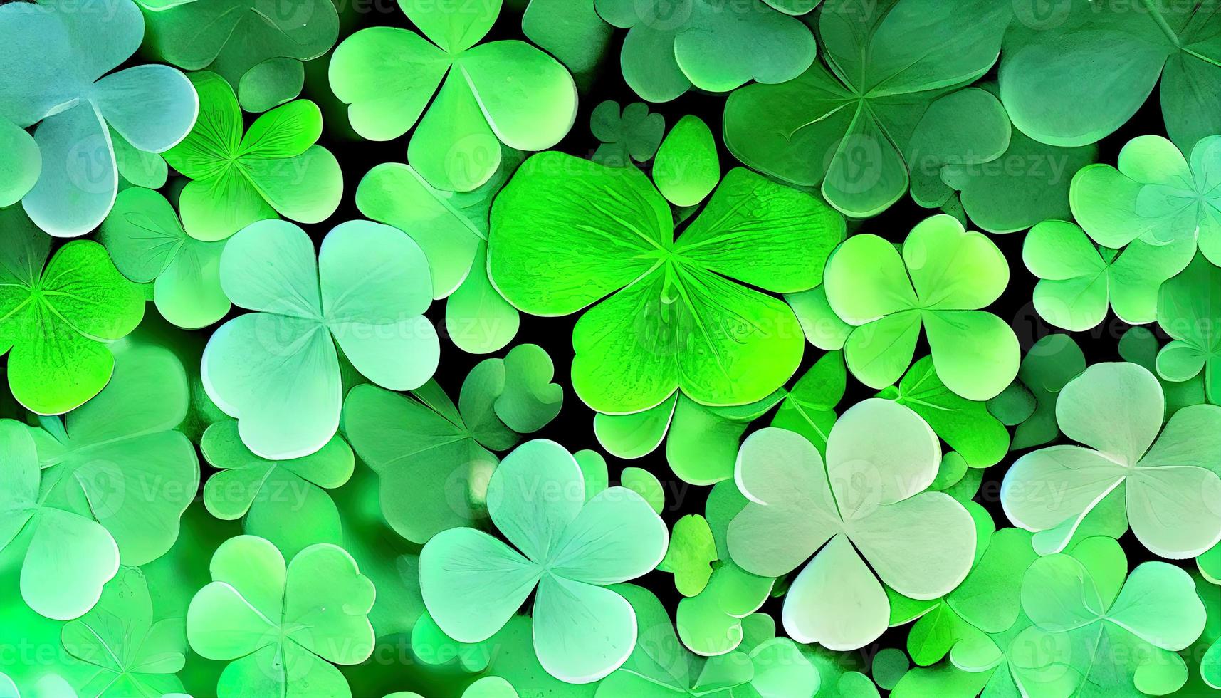 Background for St. Patrick Day. Ai render. photo