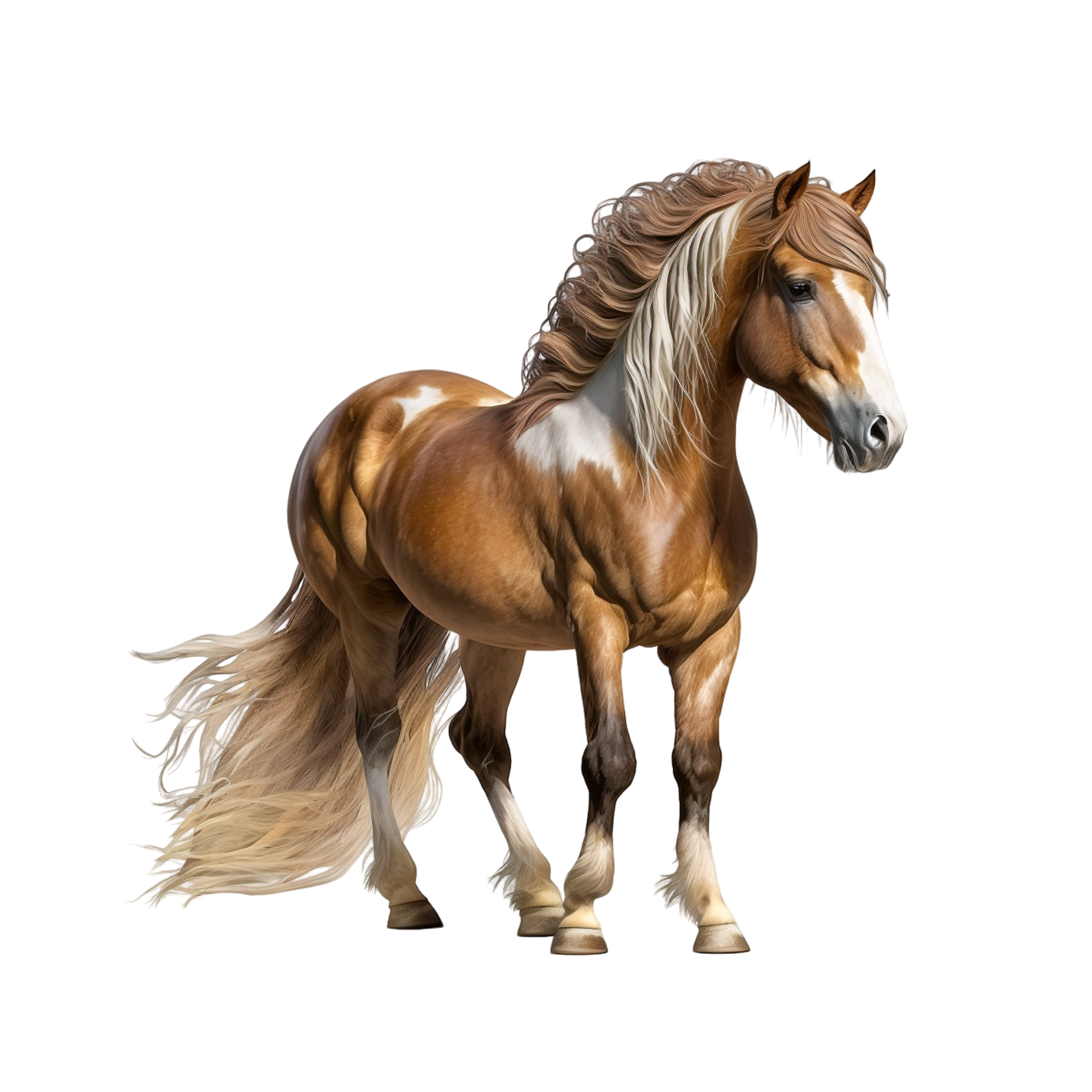 Vector De Material, Cabeça De Cavalo, Brown PNG, Material De Vetor