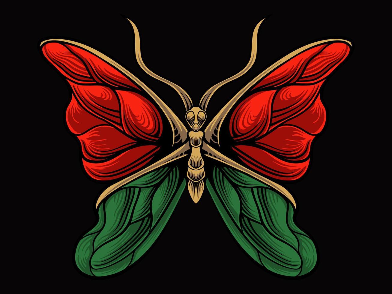 hermosa mariposa vector diseño para elementos