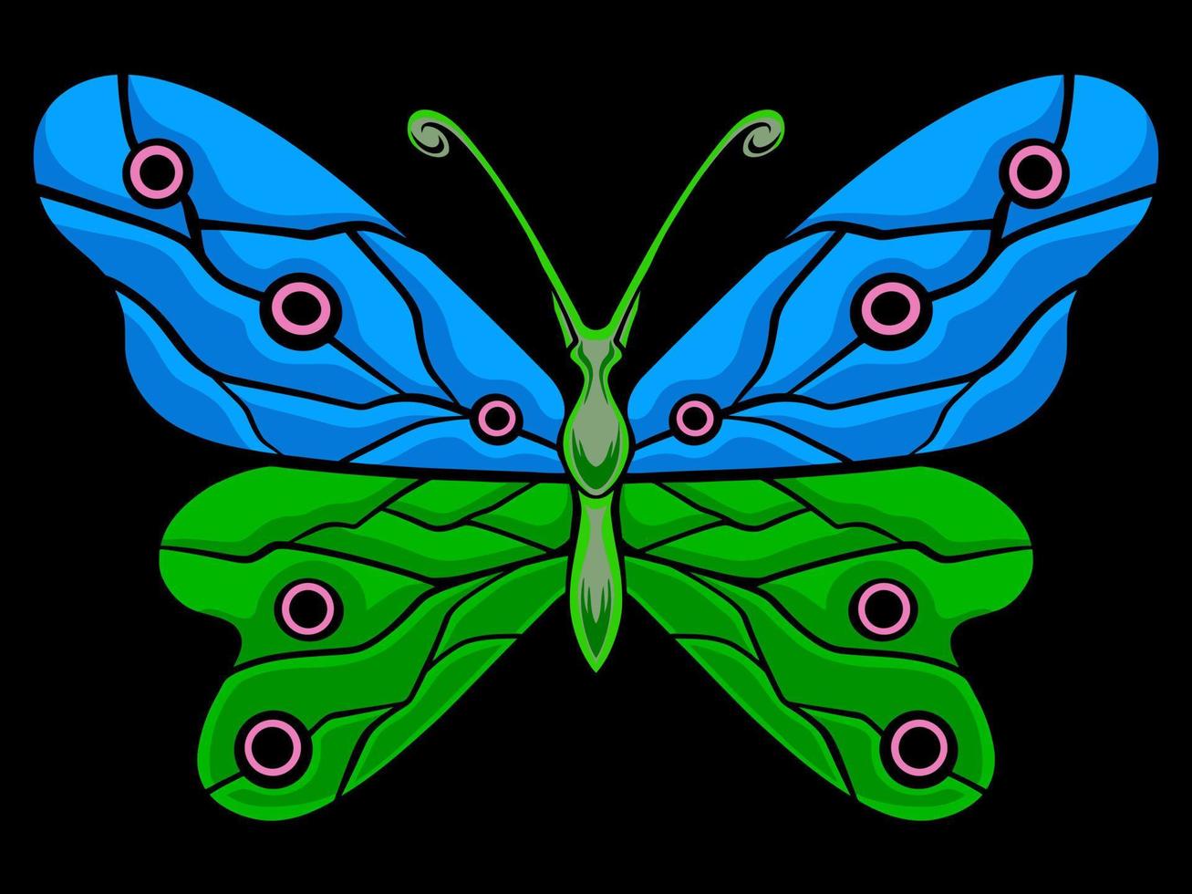 beautiful butterfly vector design for elements