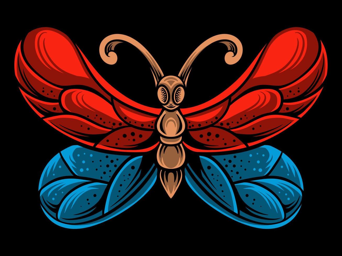 hermosa mariposa vector diseño para elementos