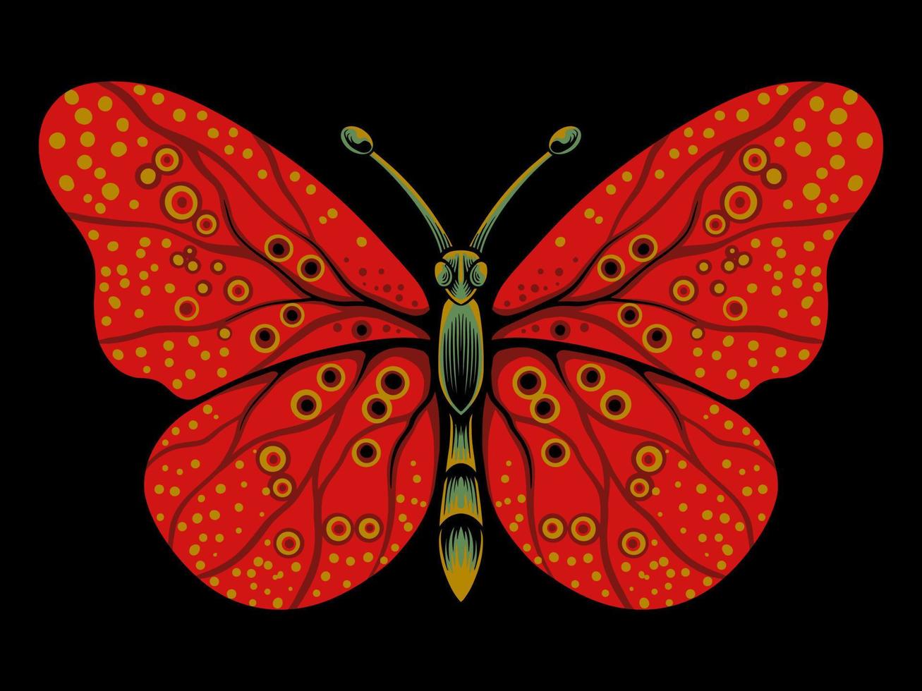 beautiful butterfly vector design for elements