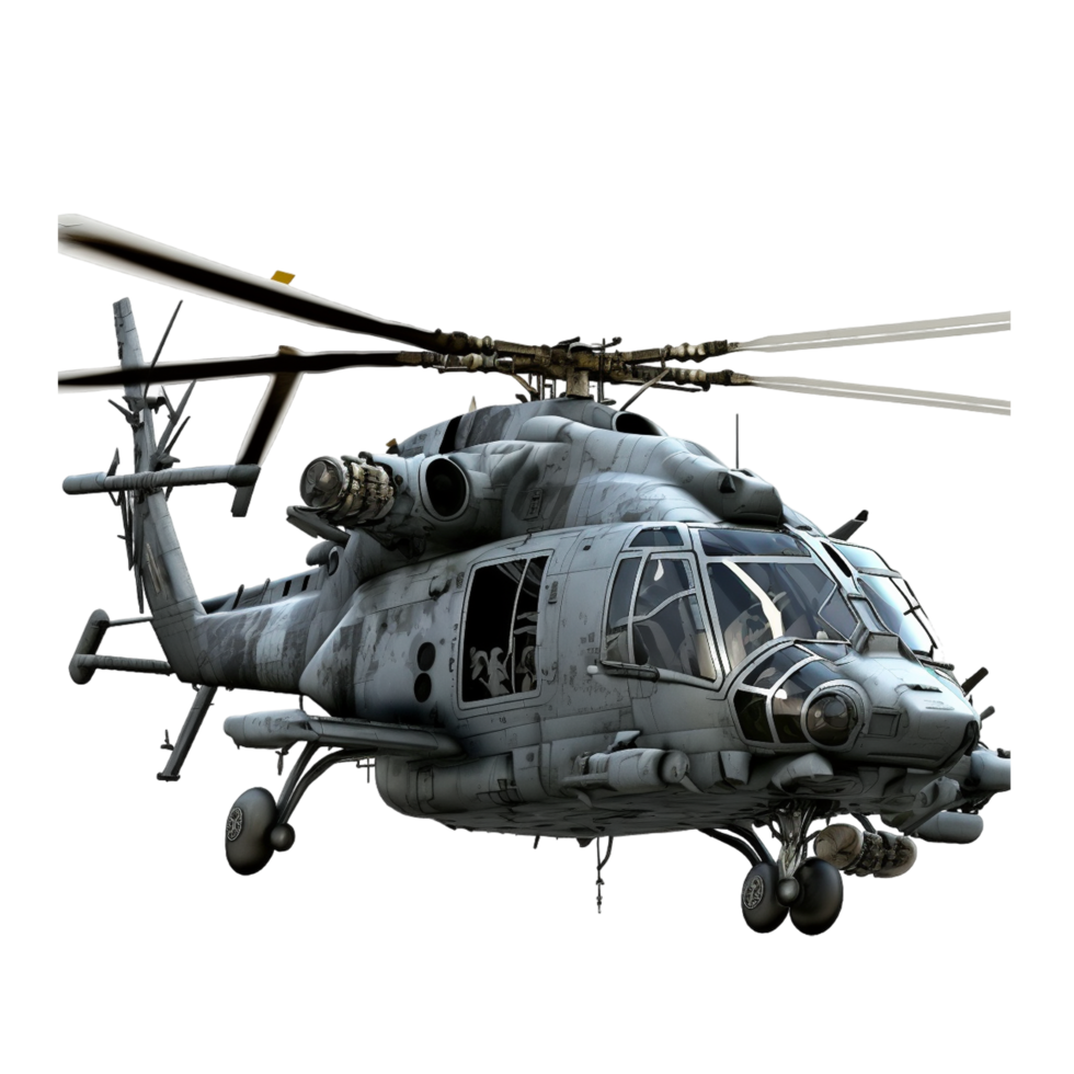 réaliste 3d bleu hélicoptère aérien vue 3d vecteur png