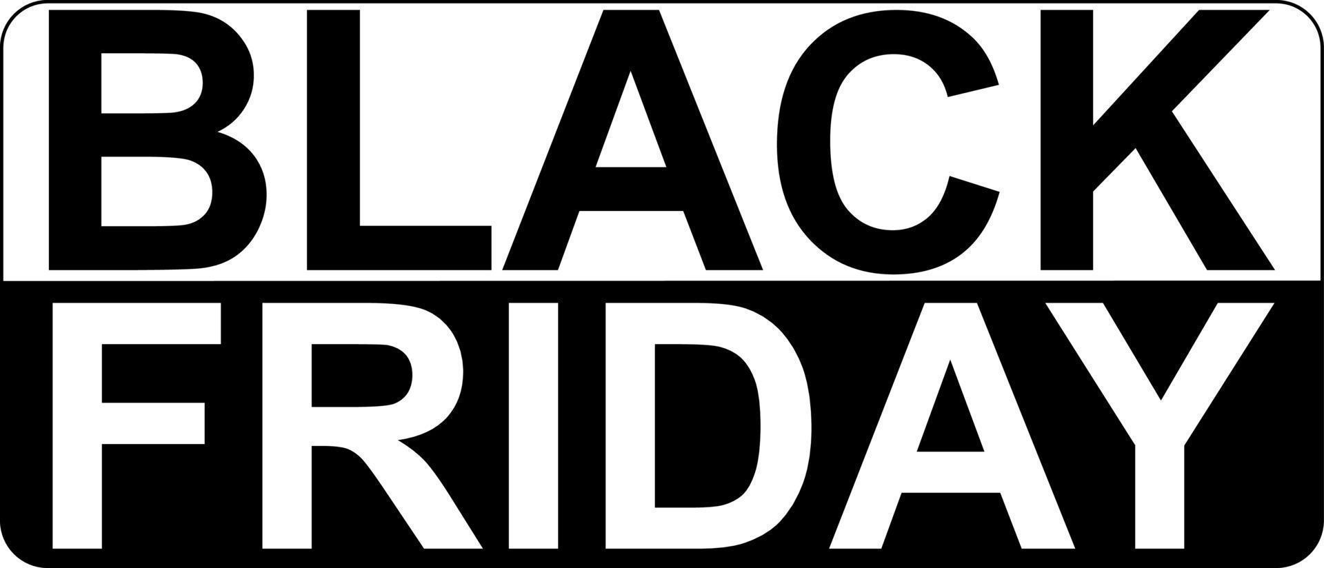 Black Friday Sale banner vector