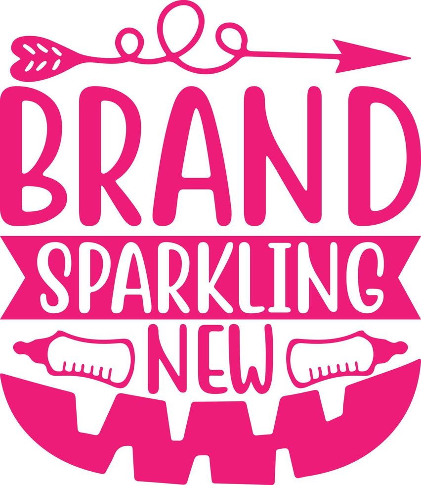Baby Typography Design vector