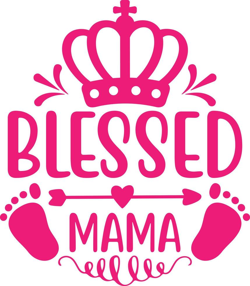 Baby Typography Design vector