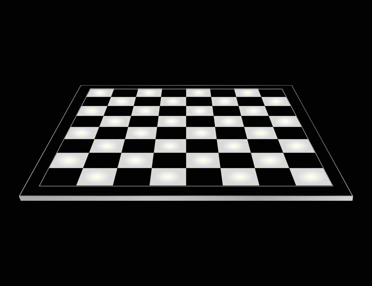 Isolated chess board vector