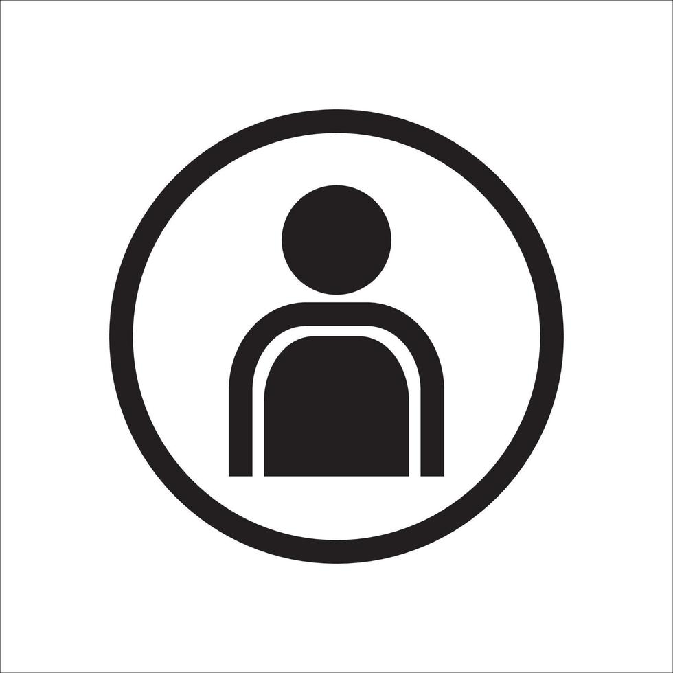 personal id icon logo vector design