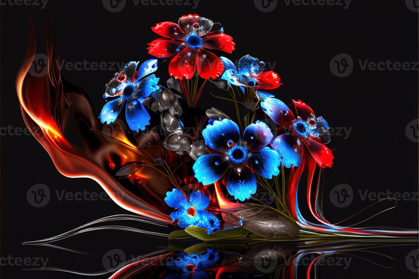 Crystal forget me not. photo