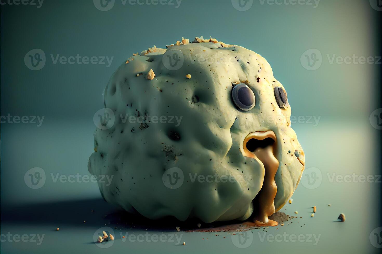 Realistic food demon. photo