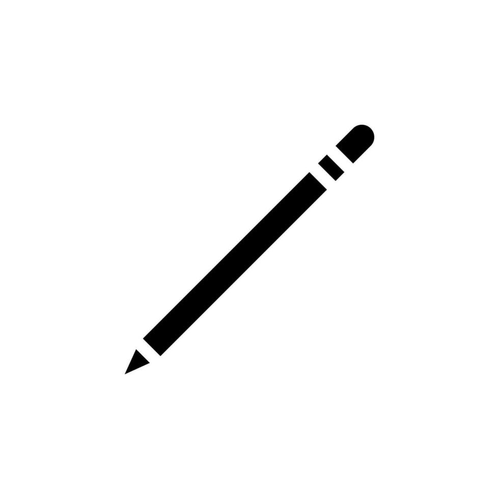 Pencil icon isolated vector EPS10