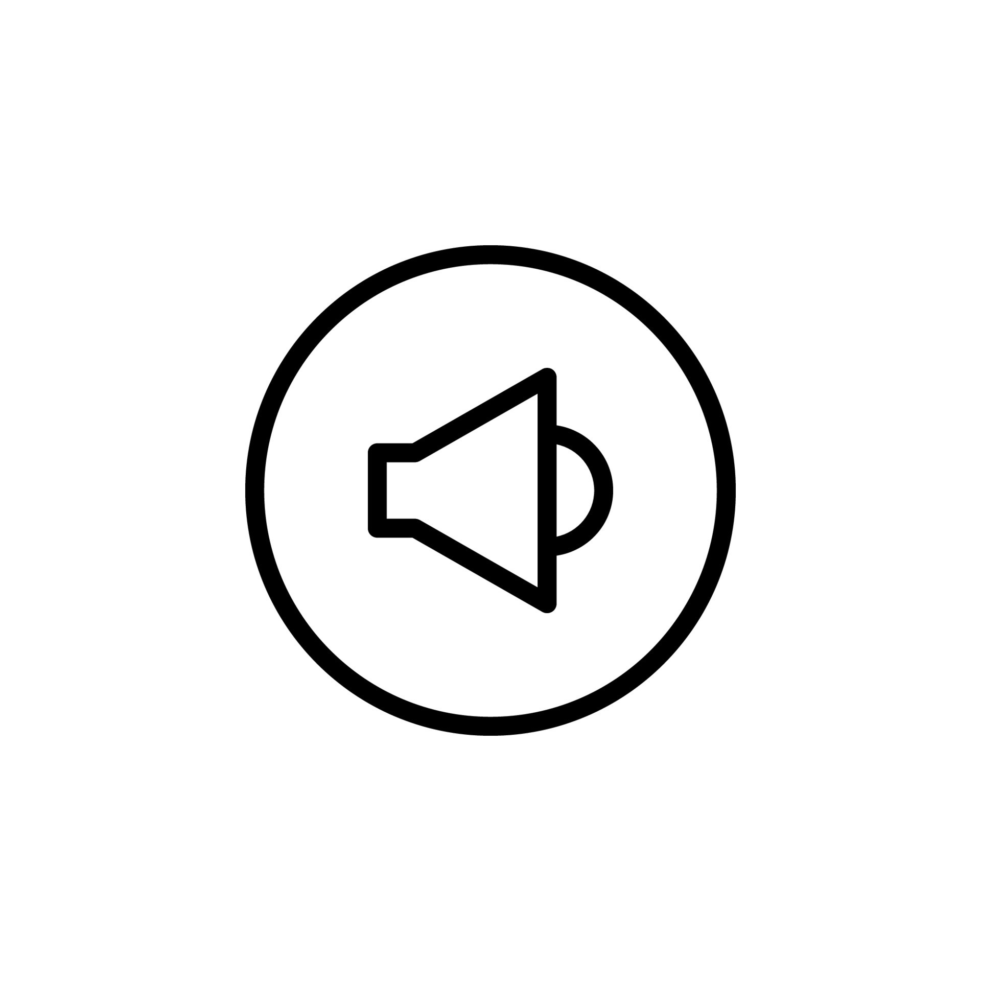 speaker icon vector. perfect for multimedia player interface button and ...