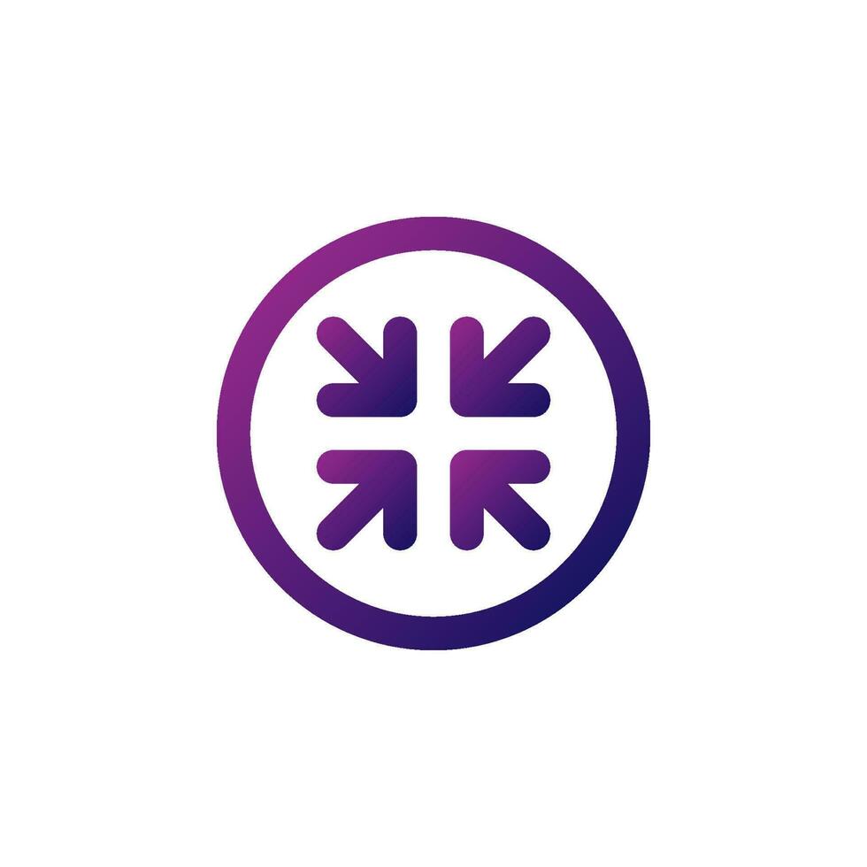 minimize icon vector. perfect for multimedia player interface button and any purposes vector