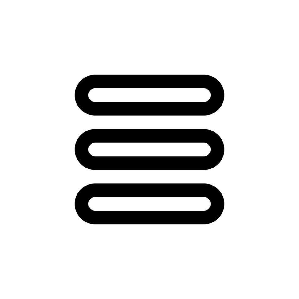 List view icon vector for any purposes
