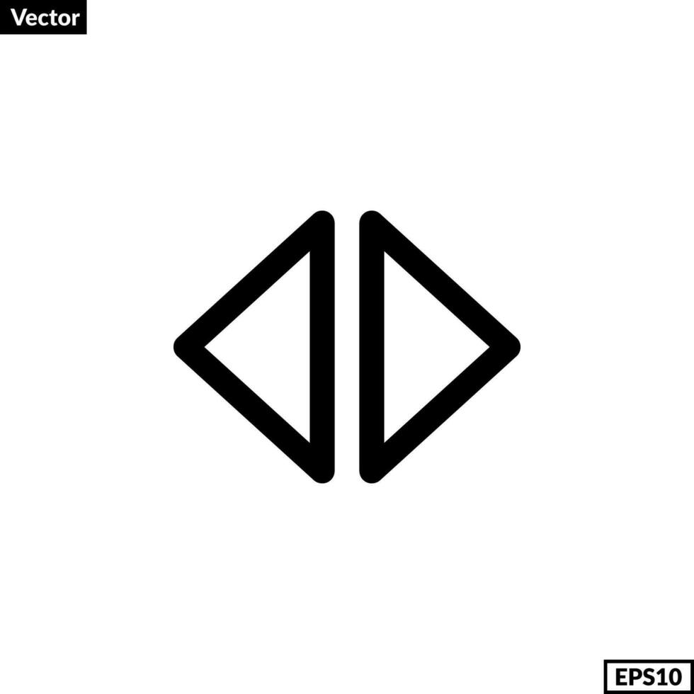 left right Arrow icon vector for any purposes