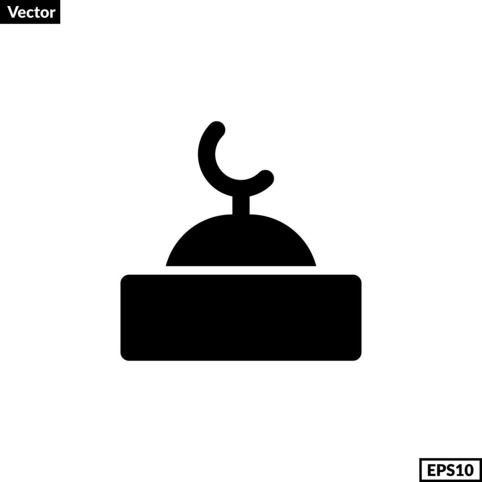 Mosque icon vector for any purposes