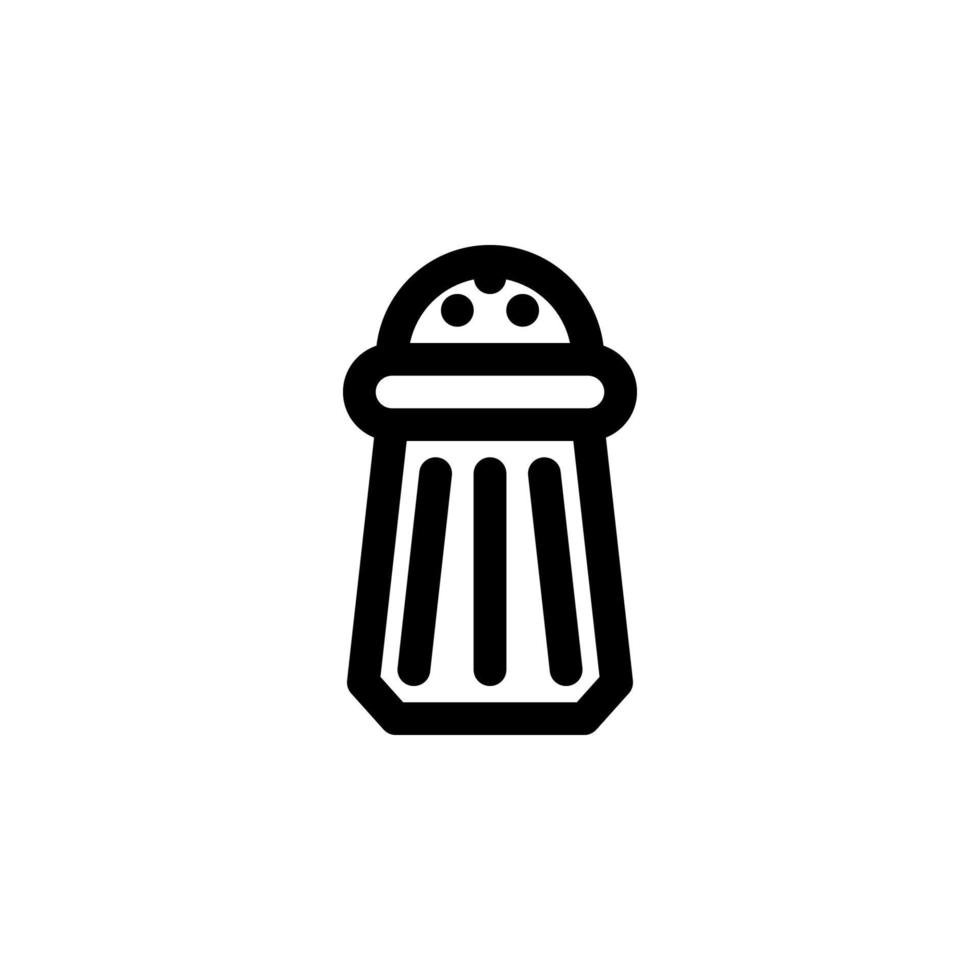 Salt Shaker icon isolated vector EPS10