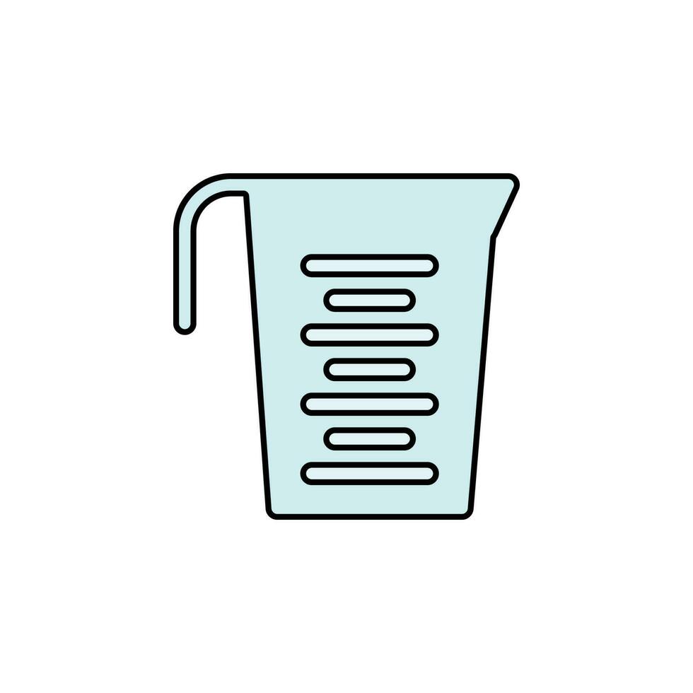 measuring cup icon vector for any purposes