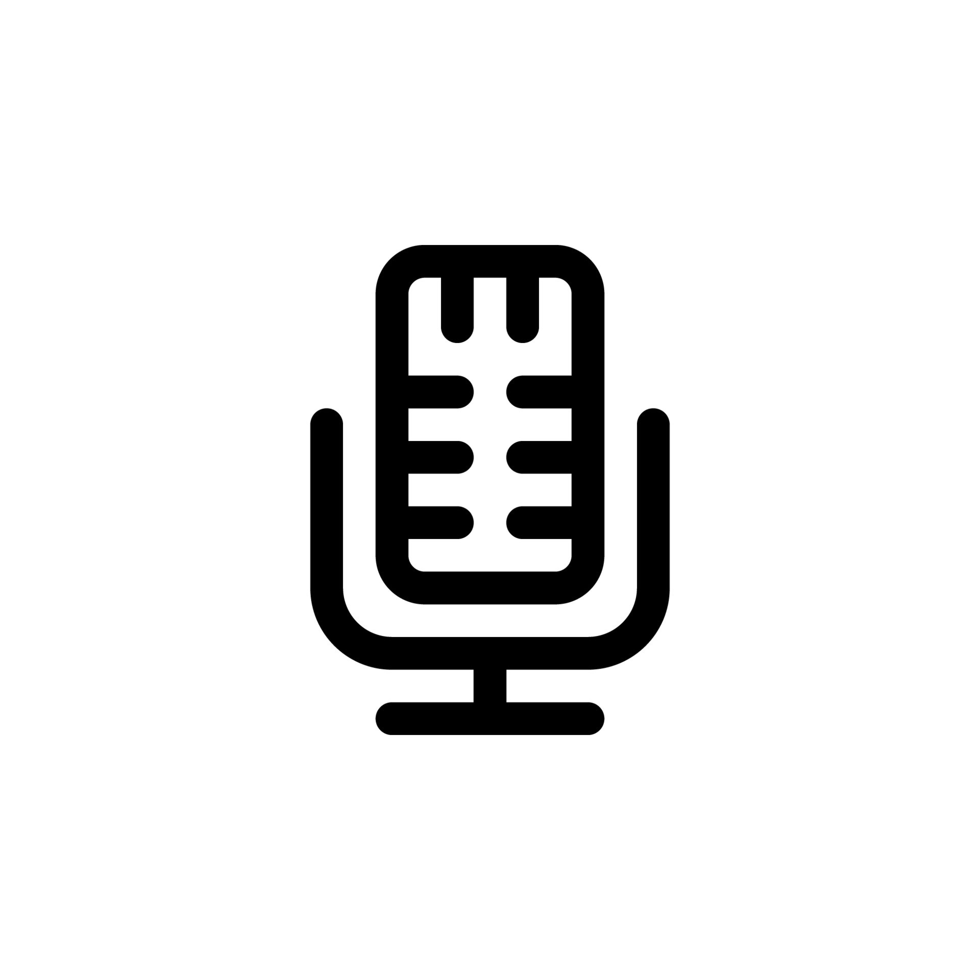 isolated microphone icon for any purposes 22133888 Vector Art at Vecteezy