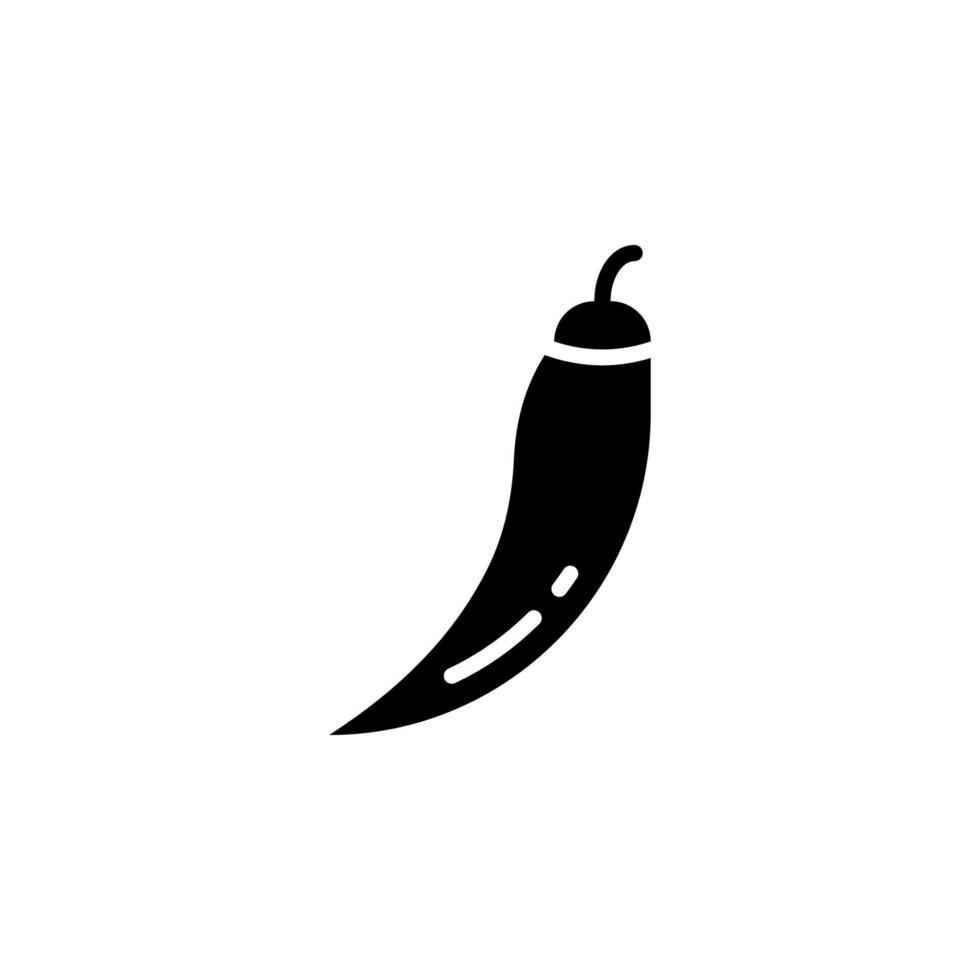 illustration vector graphic of chili pepper icon. perfect for pattern objects design, any design element and any purposes.