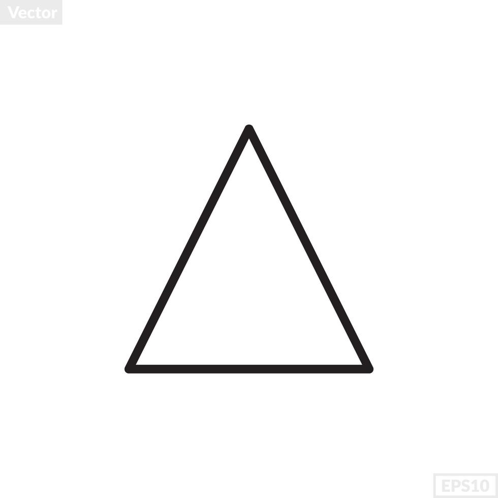 triangle shape illustration vector graphic