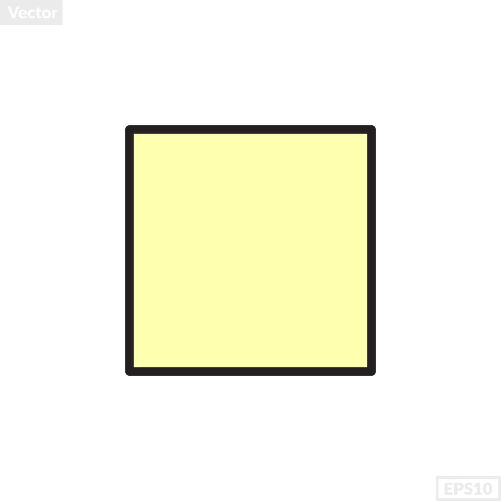 square shape illustration vector graphic