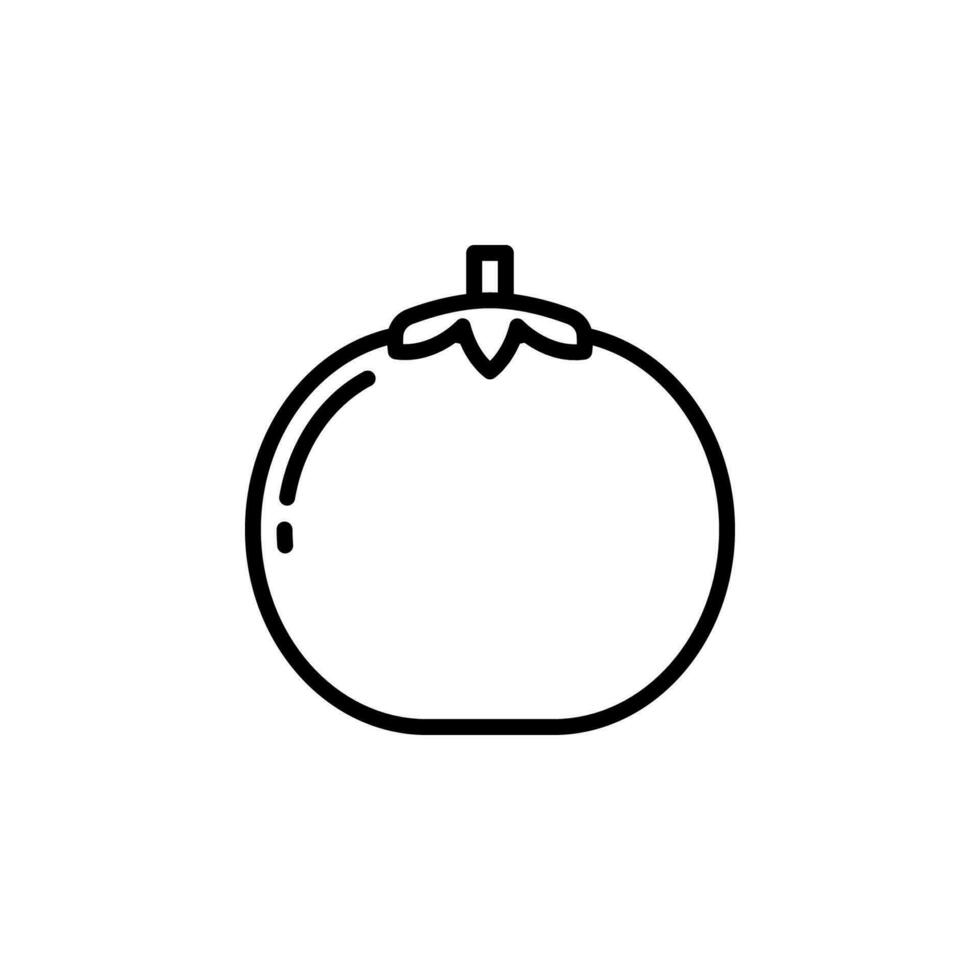 tomato icon part of fruit and vegetable icons vector