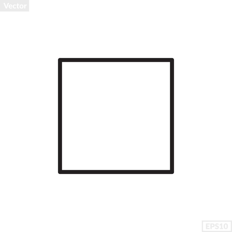 square shape illustration vector graphic