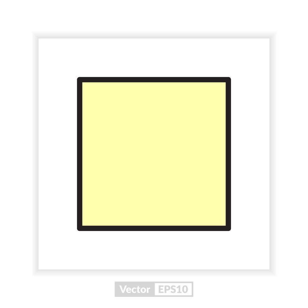 cuadrado forma ilustración vector gráfico