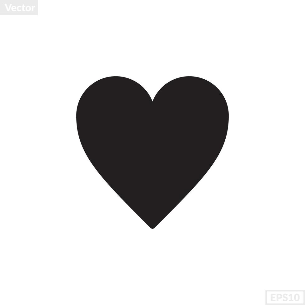 heart shape illustration vector graphic