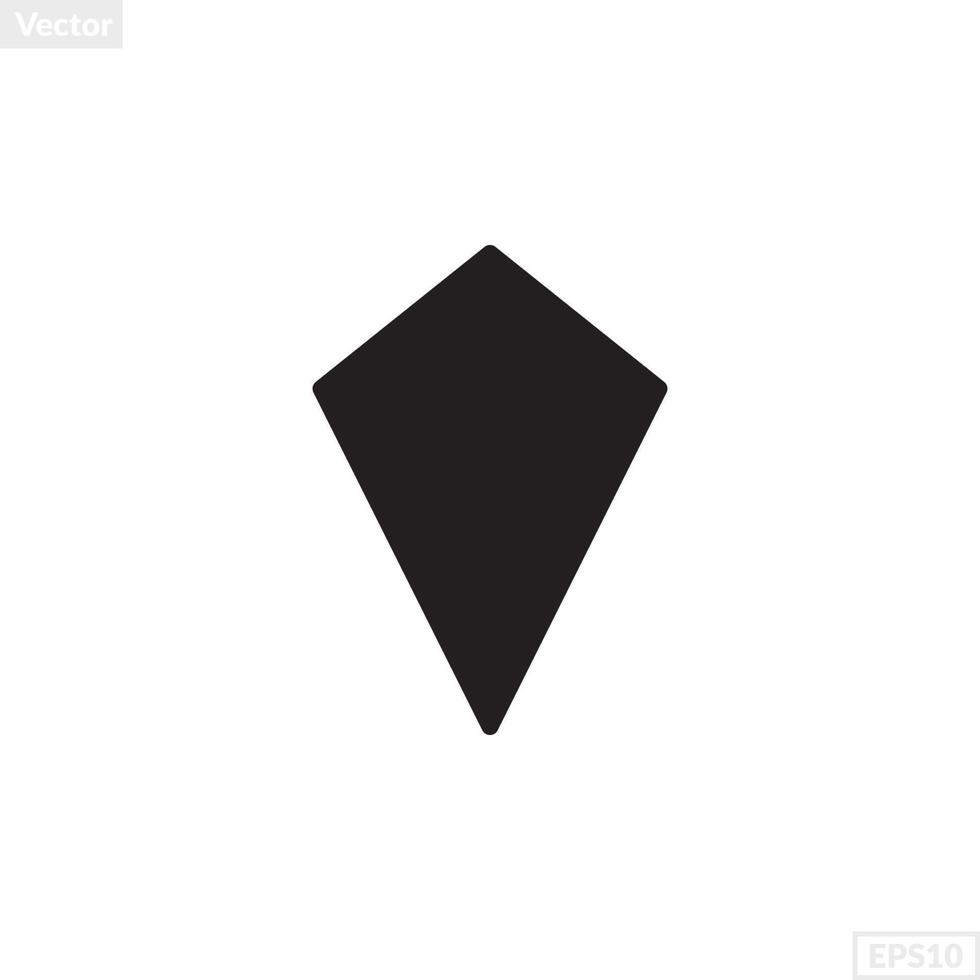 kite shape illustration vector graphic