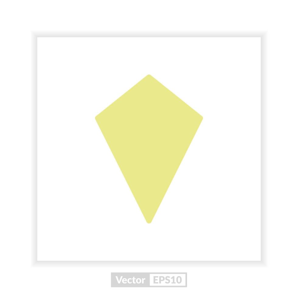 kite shape illustration vector graphic