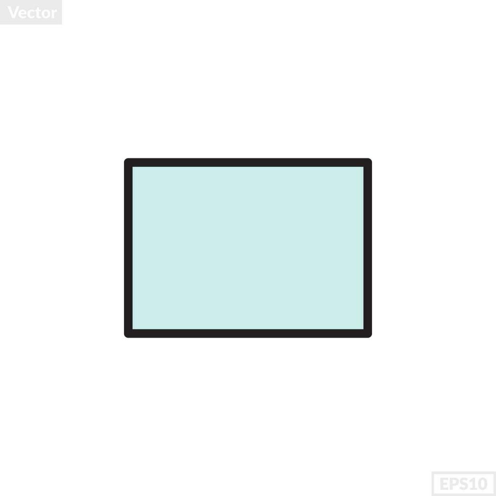 rectangle shape illustration vector graphic