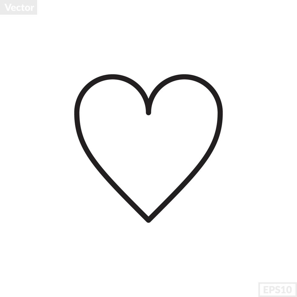 heart shape illustration vector graphic