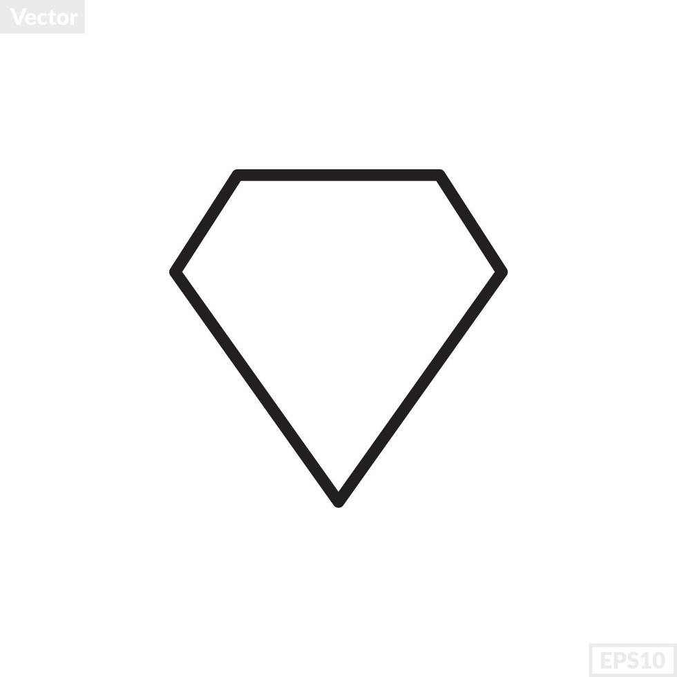 diamond shape illustration vector graphic