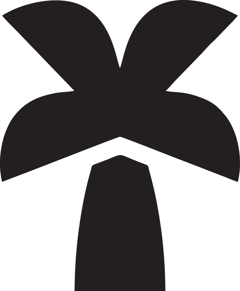 tree icon symbol image vector, illustration of the tree botany in black image vector