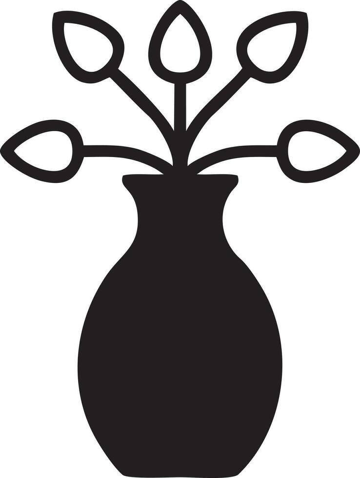 tree icon symbol image vector, illustration of the tree botany in black image vector