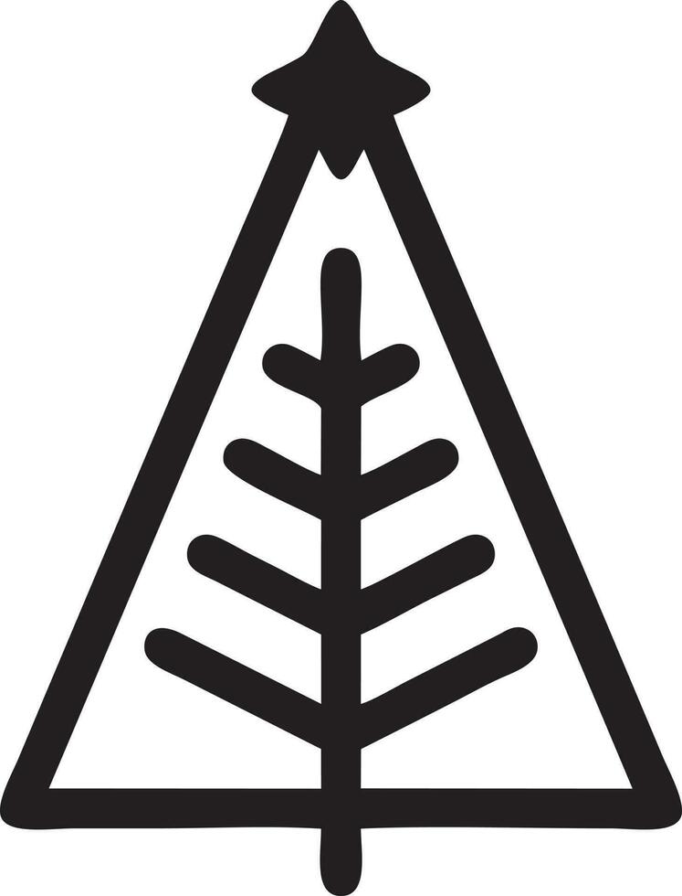tree icon symbol image vector, illustration of the tree botany in black image vector