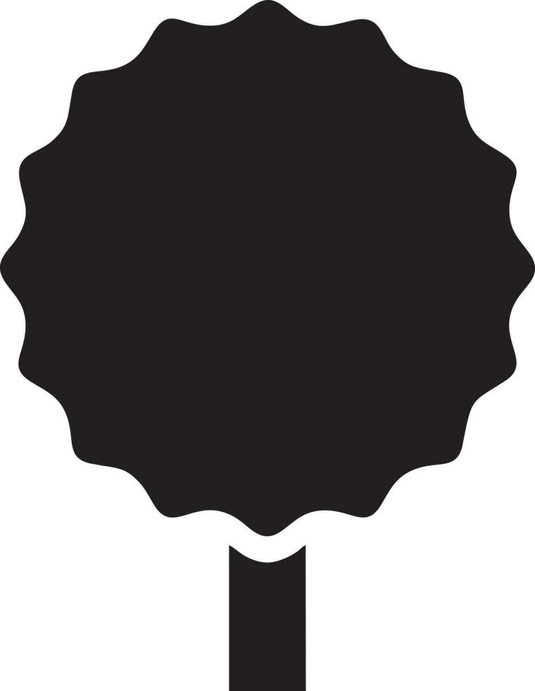 tree icon symbol image vector, illustration of the tree botany in black image vector