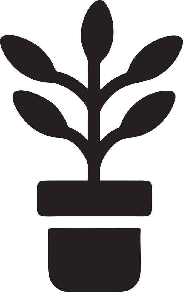 tree icon symbol image vector, illustration of the tree botany in black image vector