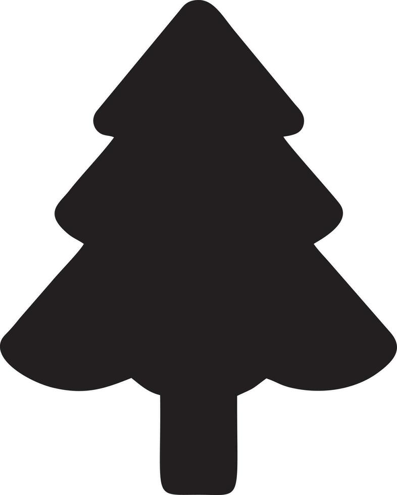 tree icon symbol image vector, illustration of the tree botany in black image vector