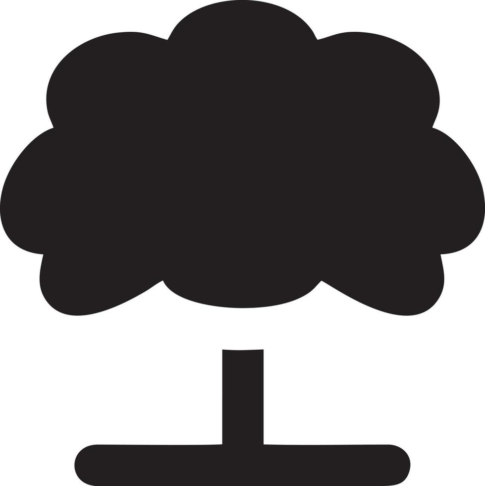 tree icon symbol image vector, illustration of the tree botany in black image vector