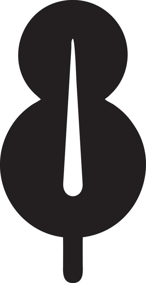 tree icon symbol image vector, illustration of the tree botany in black image vector
