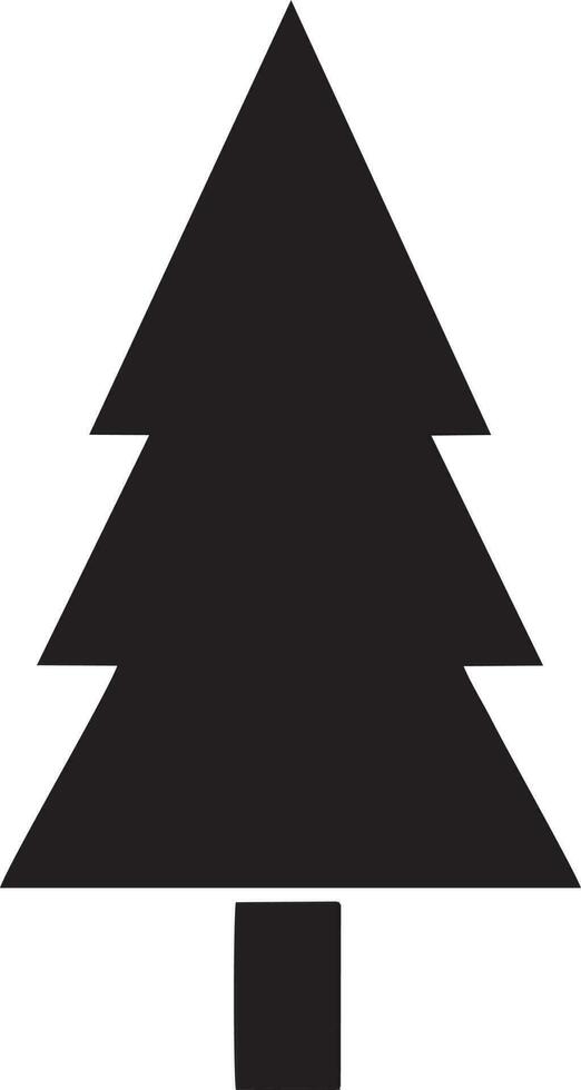 tree icon symbol image vector, illustration of the tree botany in black image vector
