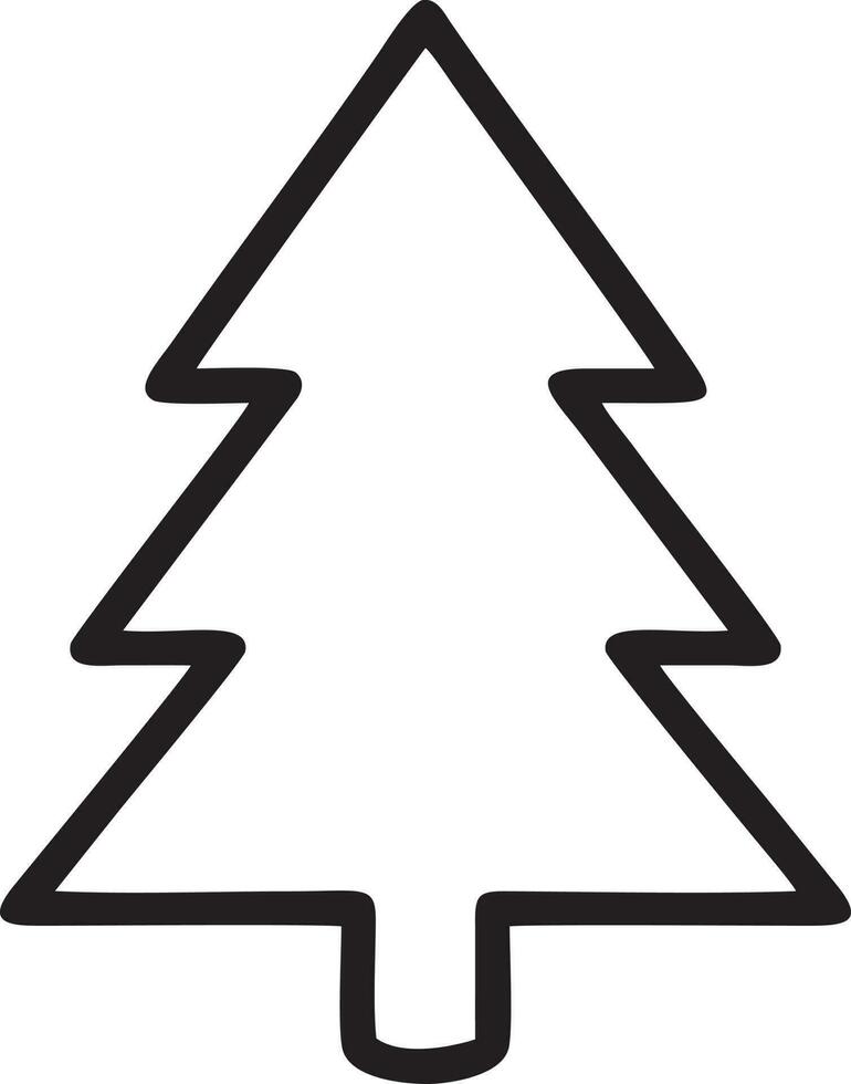 tree icon symbol image vector, illustration of the tree botany in black image vector
